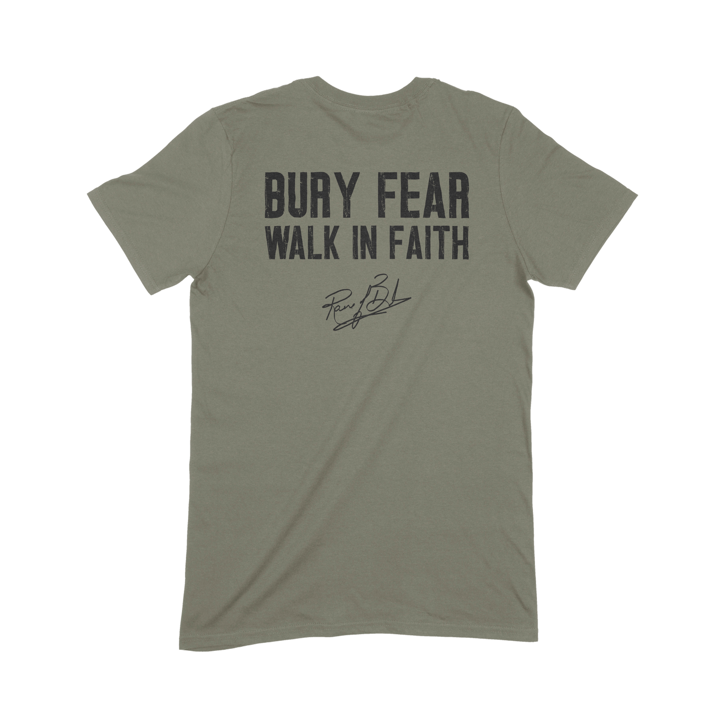 Bury Fear T-shirt (Military Green)