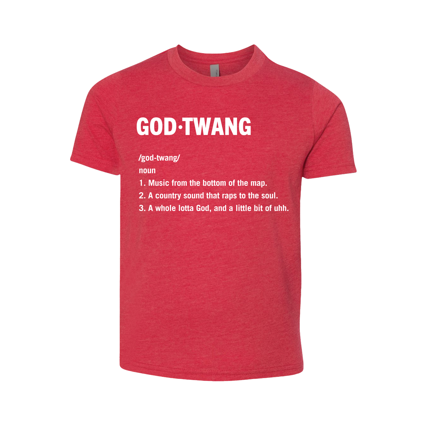 GodTwang Youth T-Shirt (Red)