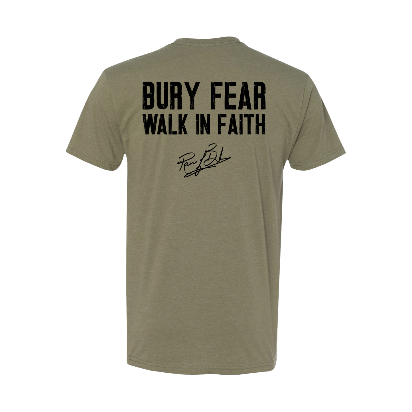 Bury Fear T-shirt (Military Green)