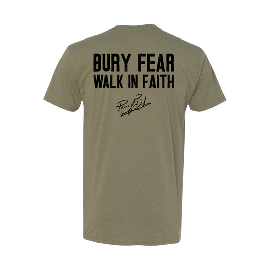 Bury Fear T-shirt (Military Green)