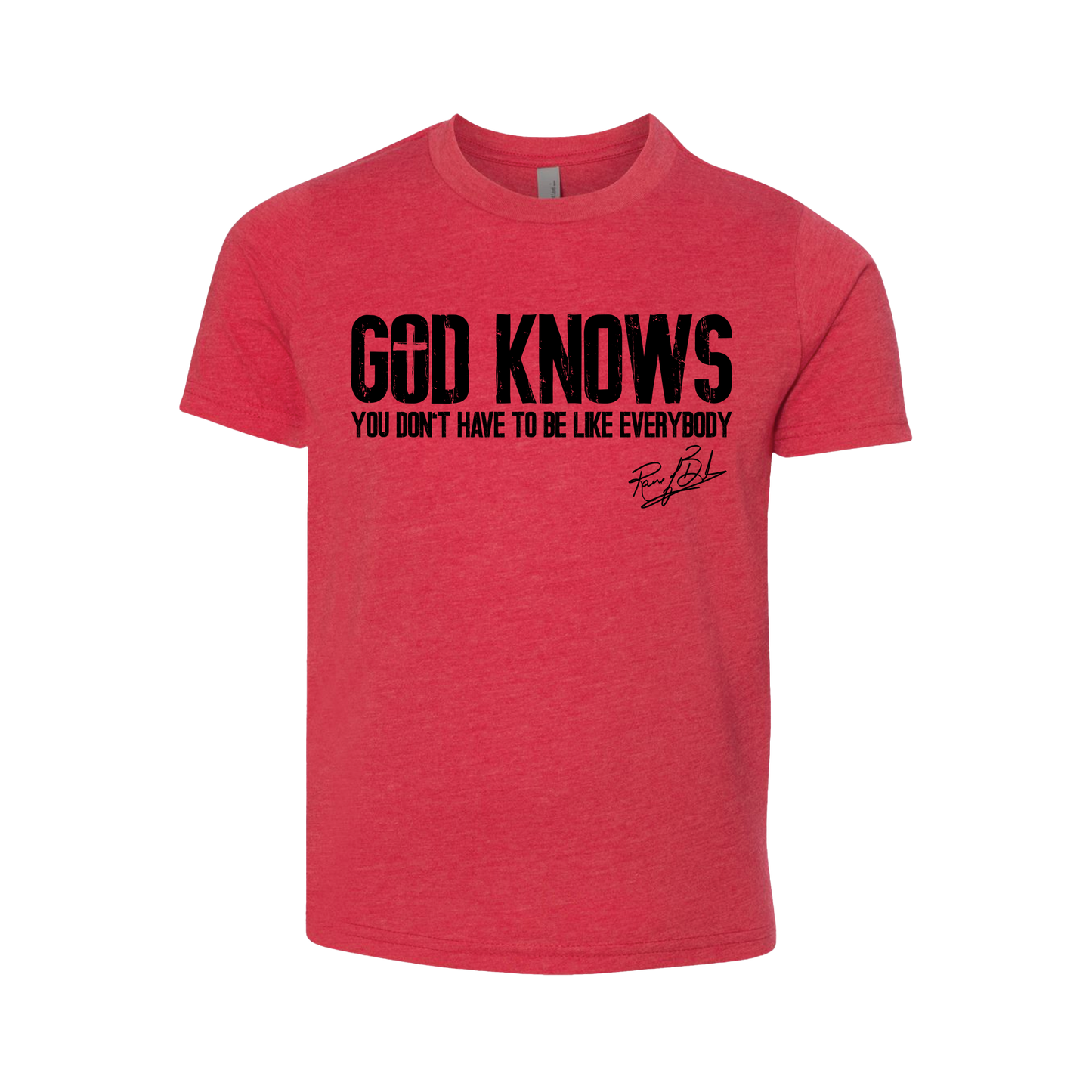 God Knows Youth T-Shirt (Red)
