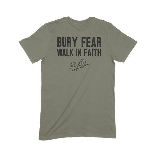 Bury Fear T-shirt (Military Green)