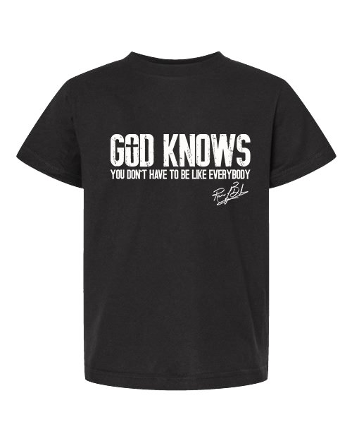 God Knows Youth T-Shirt (Black)