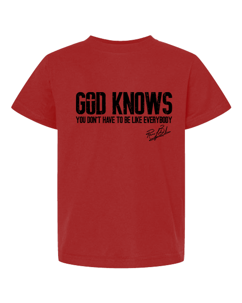 God Knows Youth T-Shirt (Red)