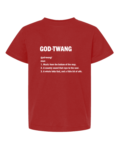 GodTwang Youth T-Shirt (Red)