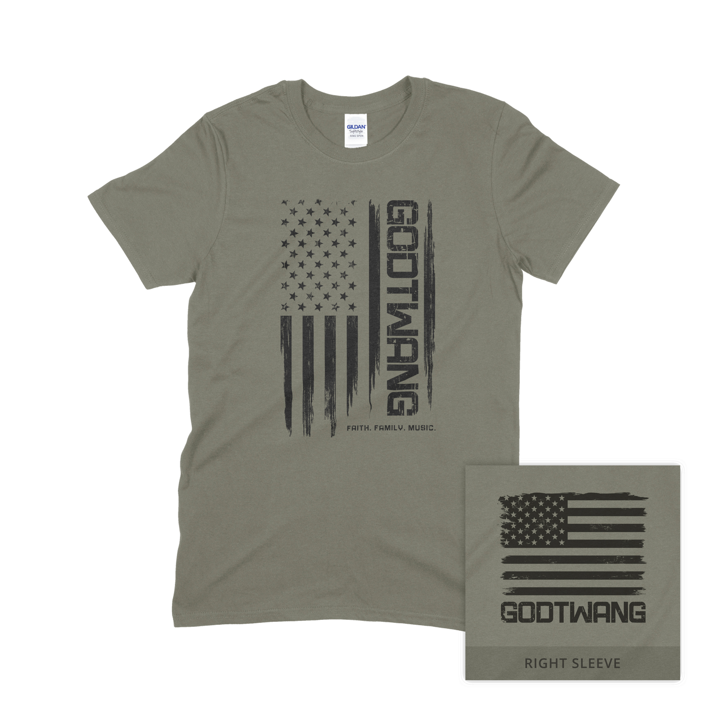 GodTwang T-Shirt (Military Green)