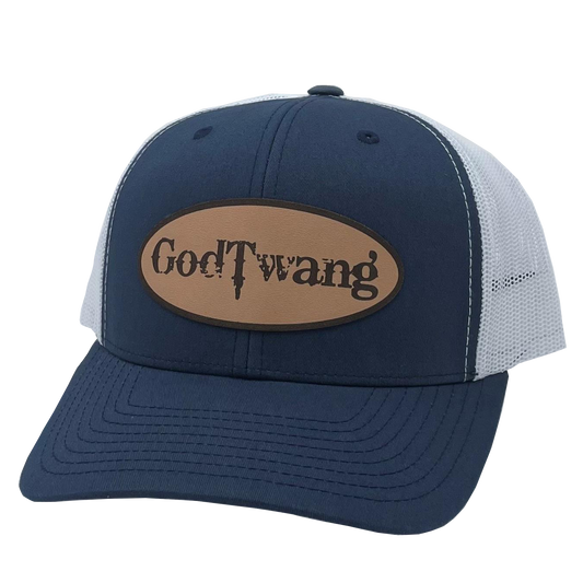 GodTwang Patch Navy/White